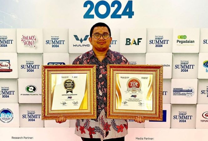 
 JNE Raih Dua Penghargaan di Ajang The 4th Annual Infobrand.id Summit 2024